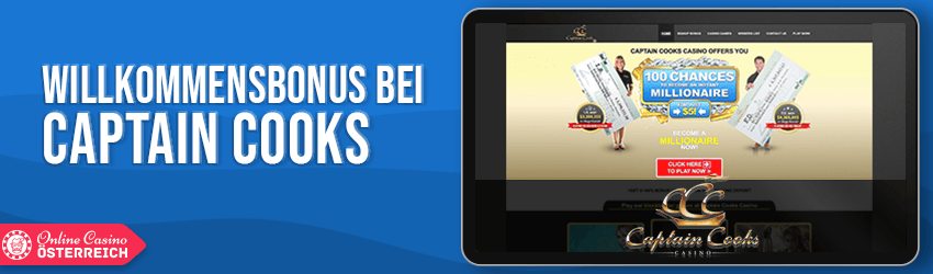 captain cooks casino bonus