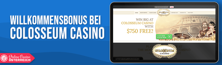 colosseum casino bonus