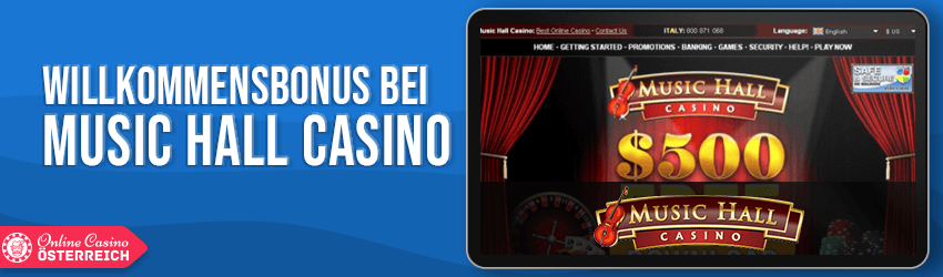 music hall casino bonus